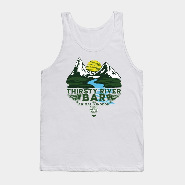 Thirsty River Bar at Animal Kingdom Park in Asia Tank Top by Joaddo